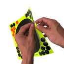 50Pcs/Set Hunting Targets 8x8 Inch Self Adhesive Paper Reactive Splatter Ta T9D2