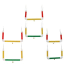 Pet Bird Parrot Cage Hanging Birds Stand Wood Swing Perch S