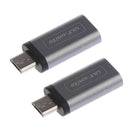 2Pieces Micro USB 3.0 To USB C Type C OTG Adapter Male To Female For Android
