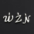 52Pcs DIY Letters Charm Pendant Jewelry Finding for Bracelet Necklace Making,