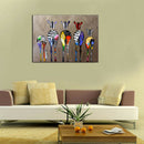 Ornamental Drawing Table Wall Decoration Oil painting Canvas Print Modern A