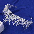 Fashion Flame Crown Headdress Crystal Crown Rhinestone Bridal Hair Accessor