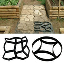 2x DIY Garden Lawn Stepping Stones Mold Outdoor Paving Driveway Brick Mould