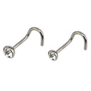 22x Stainless Steel Hinged Segment Nose Hoop Ring Bone Studs Body Piercing JR