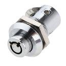 Tubular Cam Lock with Stainless Steel Collar Ring and Chrome Finish