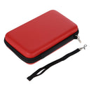 Red EVA Skin Carry Hard Case Bag Pouch for Nintendo 3DS XL LL with Strap