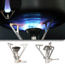 Gas Stove Burner Folding Stainless Steel Cooking Burner Outdoor Camping Pi STR