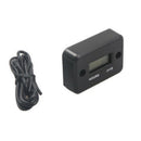 3V Digital Motorcycle Gas Engine Hour Meter Gauge Induction Counter LCD DGA
