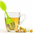 Tea Infuser - Set Of 7 Silicone Handle Stainless Steel Strainer Drip Tray I H2E2