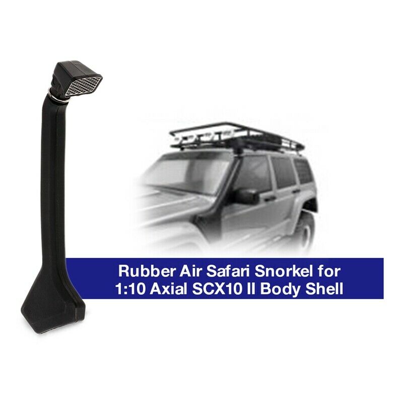 RC Car 1:10 Scale Black Rubber Snorkel for Axial SCX10 II 90046 90047 Body SW9P1