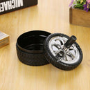 Hot Clean Press Tire Type Windproof Rotation Tire Ashtray Press Rotary Stai