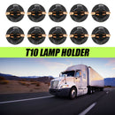 10x for Car License Plate Light Dome Map Lamp T10 Wedge Bulb Socket Twist Lock