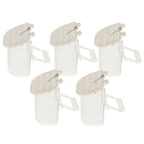 5pcs Starling Tiger Skin Peony Finch Small Birds Parrots Food Feeding Container