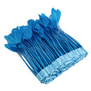 15-20cm Blue Feather Fringe Trim Sewing Edge Crafts Garment Decors 2m