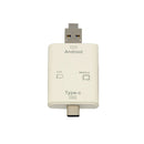 Type-C To Sd/Tf Card Reader Micro-Sd/Usb Three-In-One Phone Card Reader