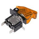 12V 20A Yellow LED Toggle Switch SPST ON/OFF with Yellow Cover for Car Truck