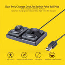 Dual Port Type-C Charger Dock Station for Nintend Switch Poke Ball Plus