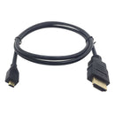 1m Black 4K Video Adapter Home HDMI Cable Portable Stable HD For Raspberry Pi 4B