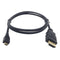 1m Black 4K Video Adapter Home HDMI Cable Portable Stable HD For Raspberry Pi 4B
