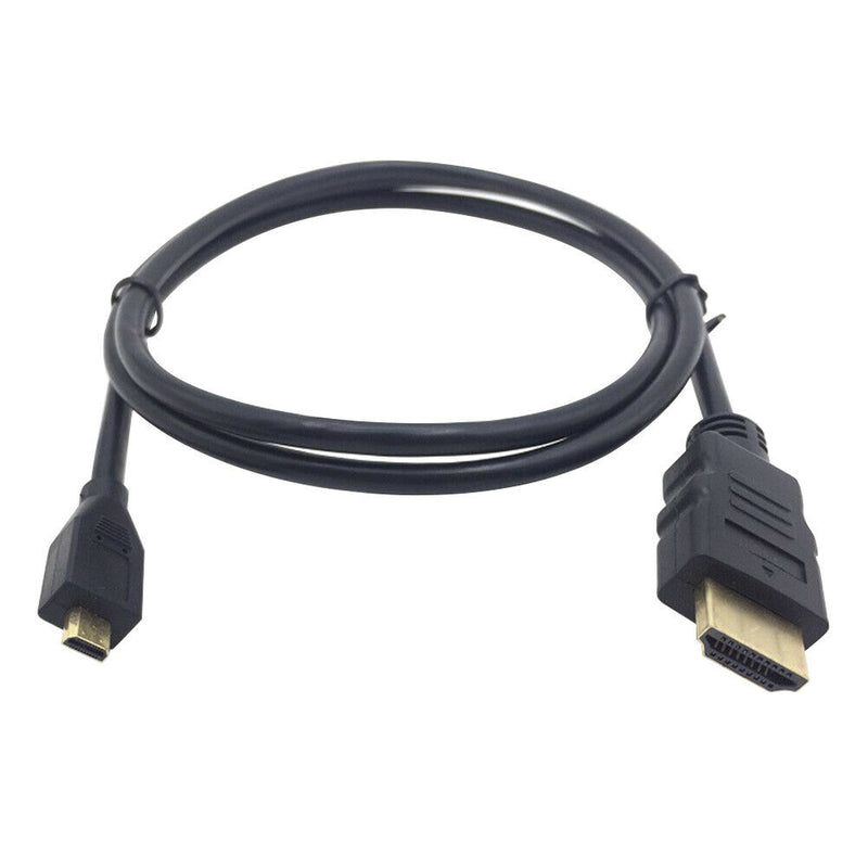 1m Black 4K Video Adapter Home HDMI Cable Portable Stable HD For Raspberry Pi 4B
