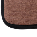 2xSquare 35cm Memory Foam Cotton Brown Home Chair Cushion Dining Chair Pads
