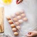 Egg Holder for Refrigerator, Deviled Egg Tray Carrier with Lid Fridge Egg S