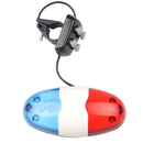 6 LED 4 Tone Sounds Bike Horn Bell Police Car Light Electronic Horn Siren