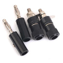 10 Pairs 4mm Banana Plug Contacts Connectors Nickel Plating Screw Type