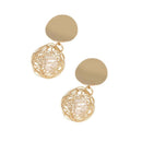 Fashion statement earrings ball Geometric earrings For Women Hanging Dangle F9X3