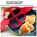Baking Tools Silicone Four heart-shaped For Waffles Pancake Eggplant Waffle U2P2