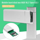 Hard Drive SSD Enclosure Type-C3.1 to NGFF M.2 Adapter External Hard Disk Case
