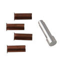 Durable Door Hinge Pin Liners Bushings Kit for Jeep Wrangler JK 2-Door 2007-2018