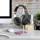 Metal Gaming Headphones Holder Support Headset Desk Display Stand (Pink)