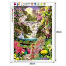 5D DIY Dream Fairy Embroidery Diamond Painting Rhinestones Cross Stitch Kit