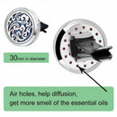 Car Aromatherapy Essential Oil Car Diffuser With 10 Replacement Felt Pads S