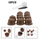 Food Grade Plastics Refillable Coffee Capsule Pod For Dolce Gusto Nescafe Useful