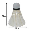 4pcs Colorful LED Badminton Shuttlecock Ball Feather Glow White Sport Q4W8