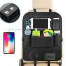 Car Seat Storage Bag Car Seat Back-Mounted Sundries Finishing Pocket 4Usb C U5Z5