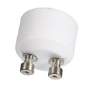 Light Bulb GU10 to MR16 Adapter Halogen Anti-burning White Ceramic Lamp White