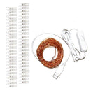 USB LED Photo Clips Lamp Garland Battery for Wedding Xmas Star Night (10m)  A