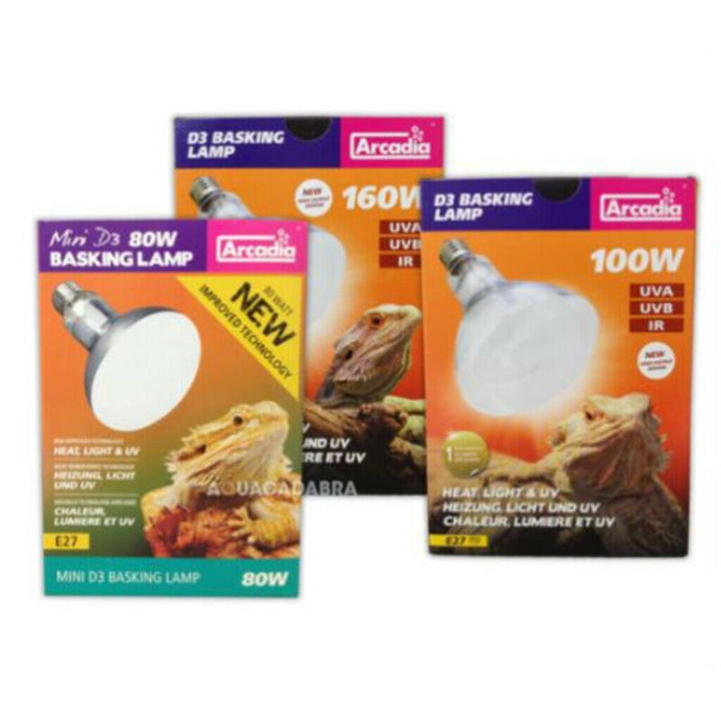 E27 Full  Sun Basking Spot Lamp Bulb for Lizards Reptiles 80W