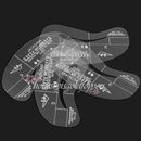 new 4 styles Eyebrow Stencil Kit Template Shape Make-up