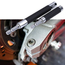 2pcs 1/4 Extension Guide Rod Mini Handy Screw Bit Holder Magnetic Bit Tip