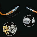 240Pcs Male and Female Terminals Wire Connector Block with Insulating Sleev