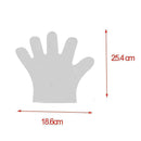 100PCS/Set Food Plastic Gloves Disposable Gloves Kitchen Dishwashing Waterp L1J6