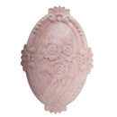210x150x15mm Unpainted Wood Carved Corner Onlay Applique Furniture Home Dec