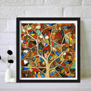 5D DIY Full Drill Diamond Painting Tree Cross Stitch Mosaic Craft Kit Decor