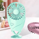 Mini Hand-held Suction Cup Desktop Fan Portable Pocket Small Fan (Green) A