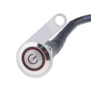 12V DC Motorcycle LED Handlebar Headlight Foglight Switch Waterproof Red