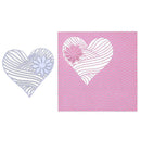 1pcs Love Flower Metal Cutting Die Stencil Embossing Template for Scrapbook Gift